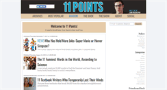 Desktop Screenshot of 11points.com